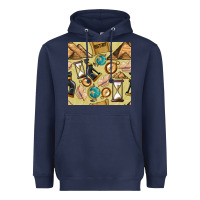 Navy history seamless pattern Heavyweight Hoodie - BundleAndBundleShop