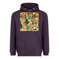 Plum history seamless pattern Heavyweight Hoodie - BundleAndBundleShop