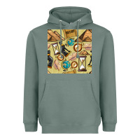 Sage history seamless pattern Heavyweight Hoodie - BundleAndBundleShop