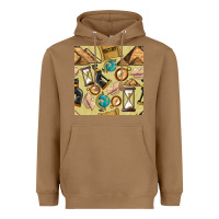 Toasted Coconut history seamless pattern Heavyweight Hoodie - BundleAndBundleShop
