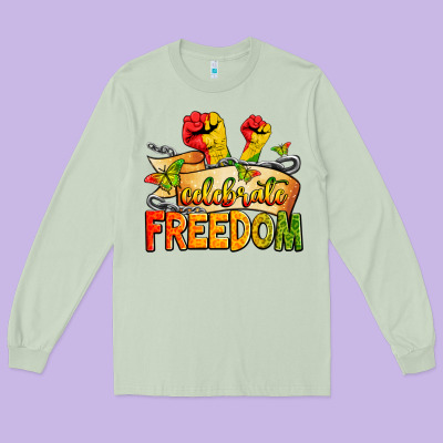 Celebrate Freedom Long Sleeve Tee Designed By Zillion Design Studio