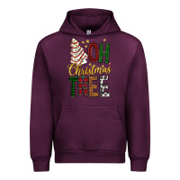Mauve Wine oh christmas tree bbs Urban Hoodie - BundleAndBundleShop