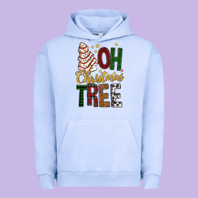 Oh Christmas Tree Bbs Urban Hoodie Designed By Bundleandbundleshop