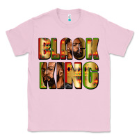 Bubblegum Pink Black king juneteenth Classic Tee - Zillion Design Studio