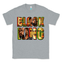 Heather Grey Black king juneteenth Classic Tee - Zillion Design Studio