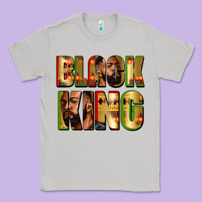 Black King Juneteenth Classic Tee Designed By Zillion Design Studio