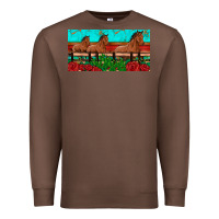 Chestnut horses roses ann cactuses license plate Premium Sweatshirt - Artiststas