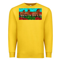 Lemon horses roses ann cactuses license plate Premium Sweatshirt - Artiststas