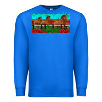 True Royal horses roses ann cactuses license plate Premium Sweatshirt - Artiststas