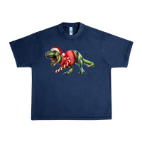 Navy t rex christmas Urban Heavy Tee - RanaPortraitStore