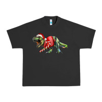 Pigment Black t rex christmas Urban Heavy Tee - RanaPortraitStore