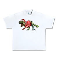 White t rex christmas Urban Heavy Tee - RanaPortraitStore