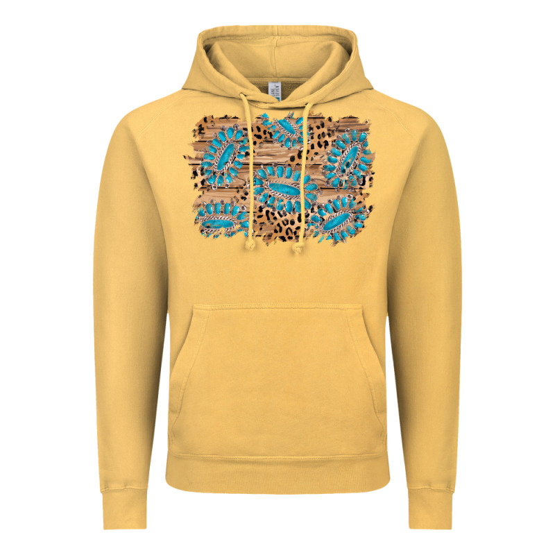 Gemstone Wood Leopard Background Vintage Hoodie by AdoDesignShop | Teevron