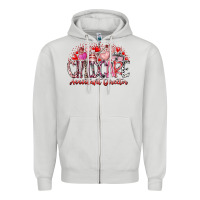 Dove Grey childcare assistant director Zipper Hoodie - RacoonDesign