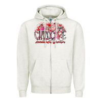 Oatmeal Heather childcare assistant director Zipper Hoodie - RacoonDesign