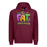 Burgundy fat tuesday Premium Hoodie - MaliasSmallBusiness