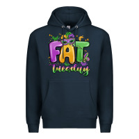 Navy fat tuesday Premium Hoodie - MaliasSmallBusiness