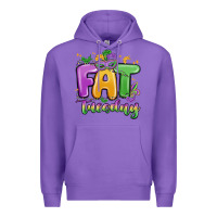 Purple fat tuesday Premium Hoodie - MaliasSmallBusiness