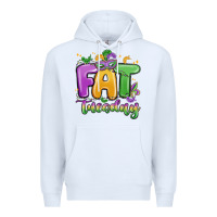 White fat tuesday Premium Hoodie - MaliasSmallBusiness