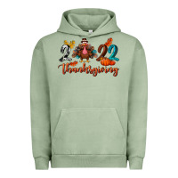 Pigment Oil Green 2022 thanksgiving bbs Urban Hoodie - BundleAndBundleShop