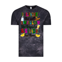 Cloud Black i lick the salt swallow the tequila and suck the l Vintage Tee - RanaPortraitStore