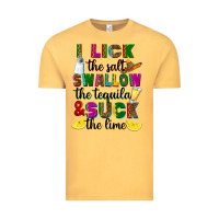 Vintage Mustard i lick the salt swallow the tequila and suck the l Vintage Tee - RanaPortraitStore
