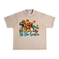 French Oak t rex tis the season Urban Heavy Tee - RanaPortraitStore