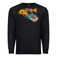 Black cowboy hat Premium Sweatshirt - AdoDesignShop