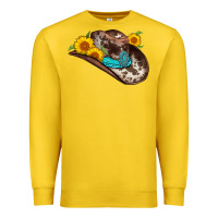 Lemon cowboy hat Premium Sweatshirt - AdoDesignShop