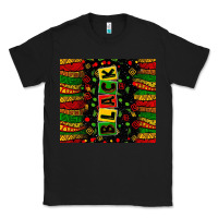 Black Black license letters  juneteenth Classic Tee - Zillion Design Studio