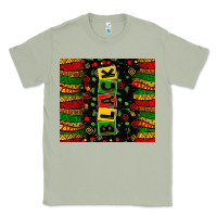 Matcha Black license letters  juneteenth Classic Tee - Zillion Design Studio
