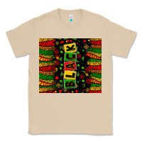 Mushroom Black license letters  juneteenth Classic Tee - Zillion Design Studio