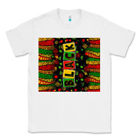 White Black license letters  juneteenth Classic Tee - Zillion Design Studio