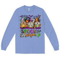 Colony Blue Spooky Season Gnomes Long Sleeve Tee - texasbilliewilder