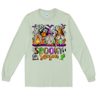 Matcha Spooky Season Gnomes Long Sleeve Tee - texasbilliewilder