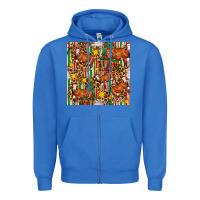 True Royal christmas leopard cow with gift boxes Zipper Hoodie - FaDigitalArtStudio
