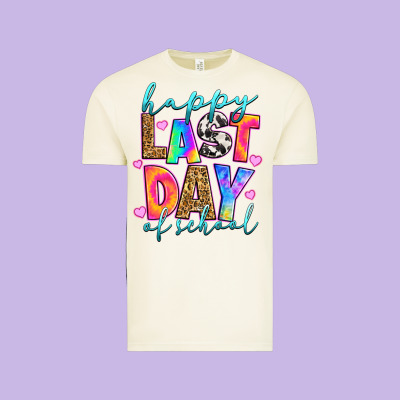 Vintage Tee happy last day of school