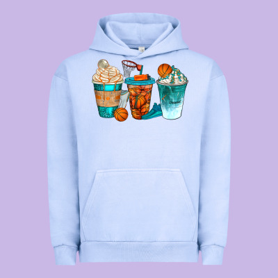 Basketball Coffee Cups Bbs Urban Hoodie Designed By Bundleandbundleshop