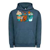 Pigment Midnight Navy basketball coffee cups bbs Urban Hoodie - BundleAndBundleShop