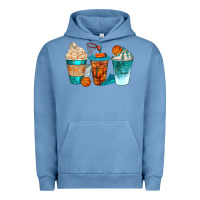 Pigment Pebble Blue basketball coffee cups bbs Urban Hoodie - BundleAndBundleShop