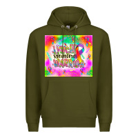 Army Green lynch stndrome warrior Premium Hoodie - NancyCooperArtShop