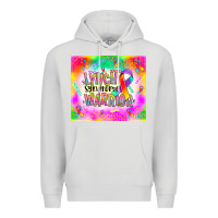 Dove Grey lynch stndrome warrior Premium Hoodie - NancyCooperArtShop
