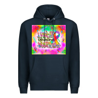 Navy lynch stndrome warrior Premium Hoodie - NancyCooperArtShop
