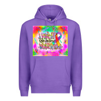 Purple lynch stndrome warrior Premium Hoodie - NancyCooperArtShop