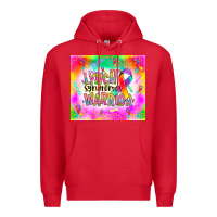 Red lynch stndrome warrior Premium Hoodie - NancyCooperArtShop