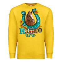 Lemon horseshoe rodeo time Premium Sweatshirt - Artiststas