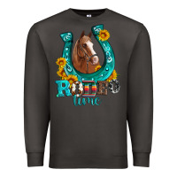 Smoke horseshoe rodeo time Premium Sweatshirt - Artiststas