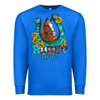 True Royal horseshoe rodeo time Premium Sweatshirt - Artiststas