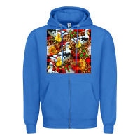 True Royal christmas leopard duck Zipper Hoodie - FaDigitalArtStudio