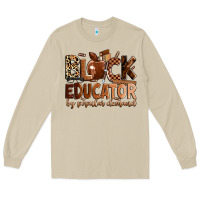 Mushroom black educator by popular demand Long Sleeve Tee - Zillion Design Studio